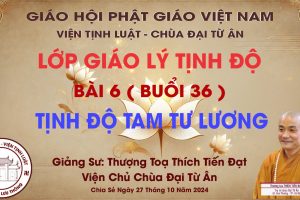BÀI 6 – TỊNH ĐỘ TAM TƯ LƯƠNG – BUỔI 36